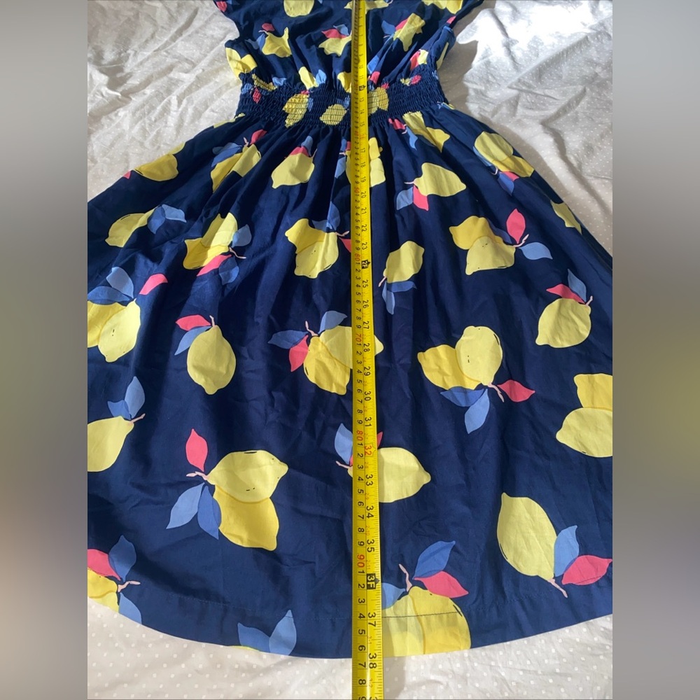 Kate Spade Lemon Zest Blaire Dress Size 0 Lemon Print Tea Length Pockets New - Picture 6 of 11